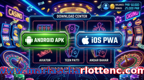 Main screen of Www.mariascharlottenc.com download page for PK players