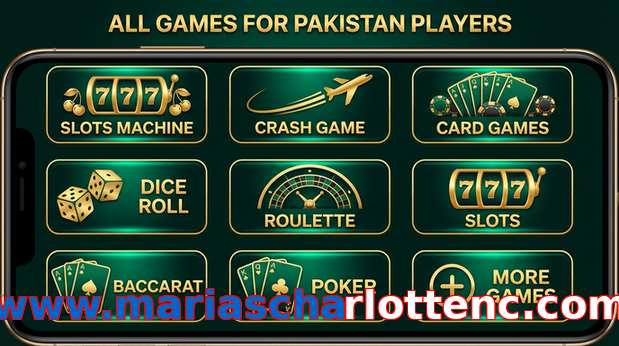 Main screen of Www.mariascharlottenc.com games page for PK players