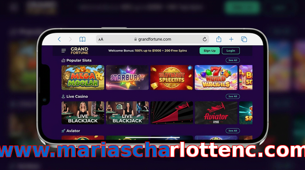 Main screen of Www.mariascharlottenc.com ios page for PK players